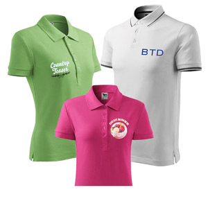 Poloshirts und Polohemden bedrucken